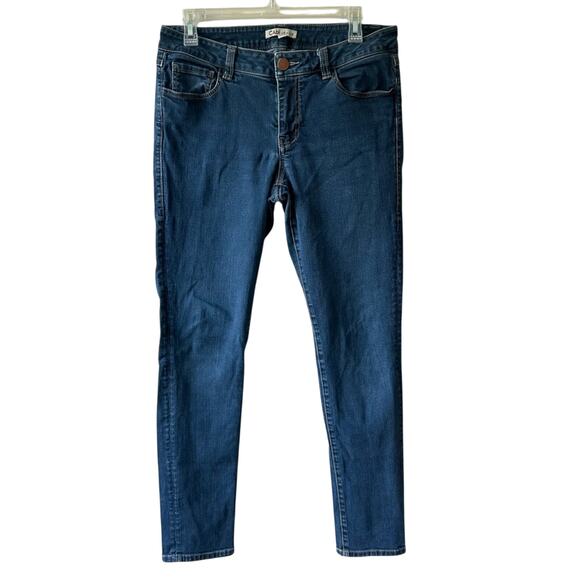 CAbi Bree Skinny Ankle Jeans Denim Stretch Medium Wash 5 Pocket Women's Size 8 - Picture 1 of 10